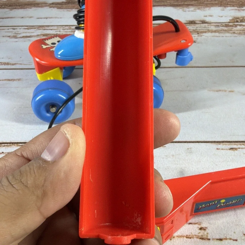 Vintage 90s ARCO Bart Simpson Skateboard Toy Cartoon Tested Works – Used